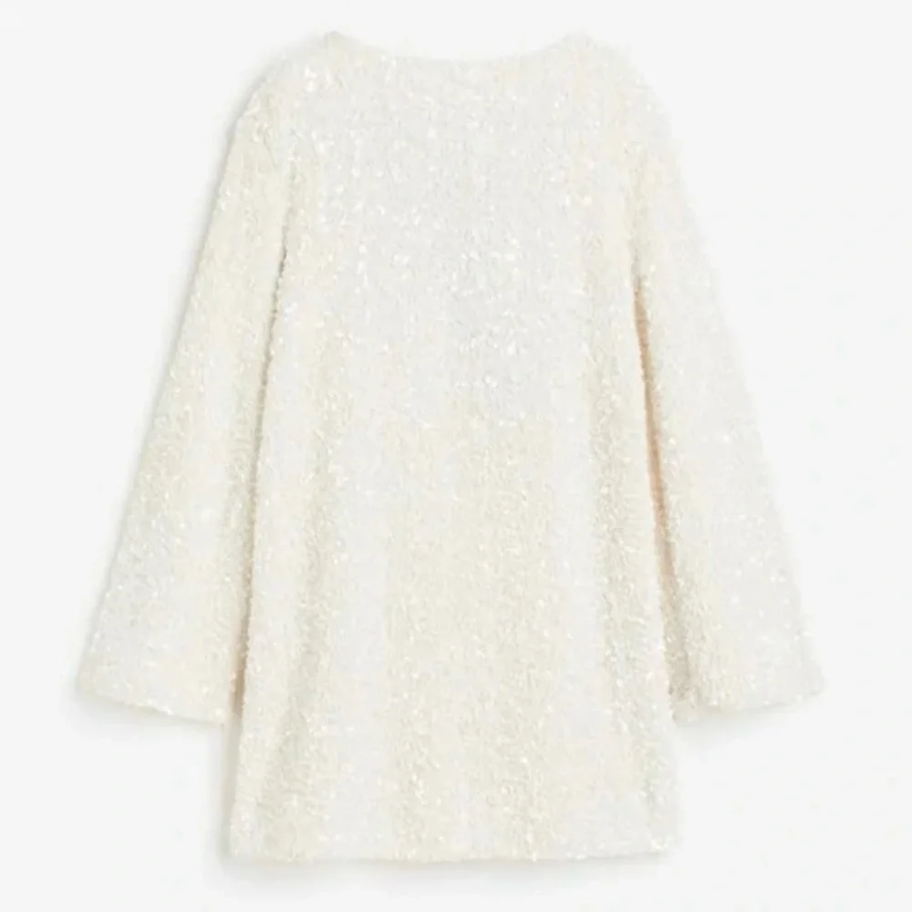 H&M SEQUINED TIE-BACK DRESS - Picture 7 of 12